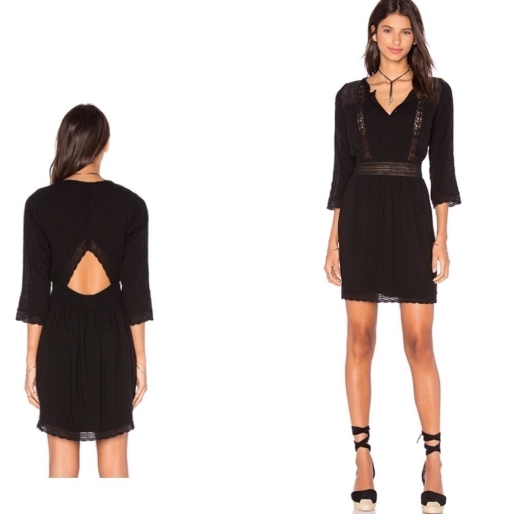 Heartloom Soma Revolve Lace Cutout Dress NWOT